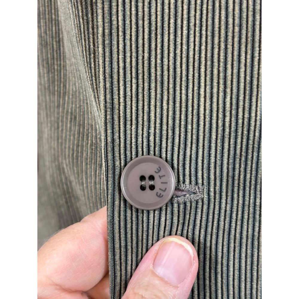 Men's Elite Eddie Domani Olive Green Corduroy Blazer 46R - Picture 6 of 14